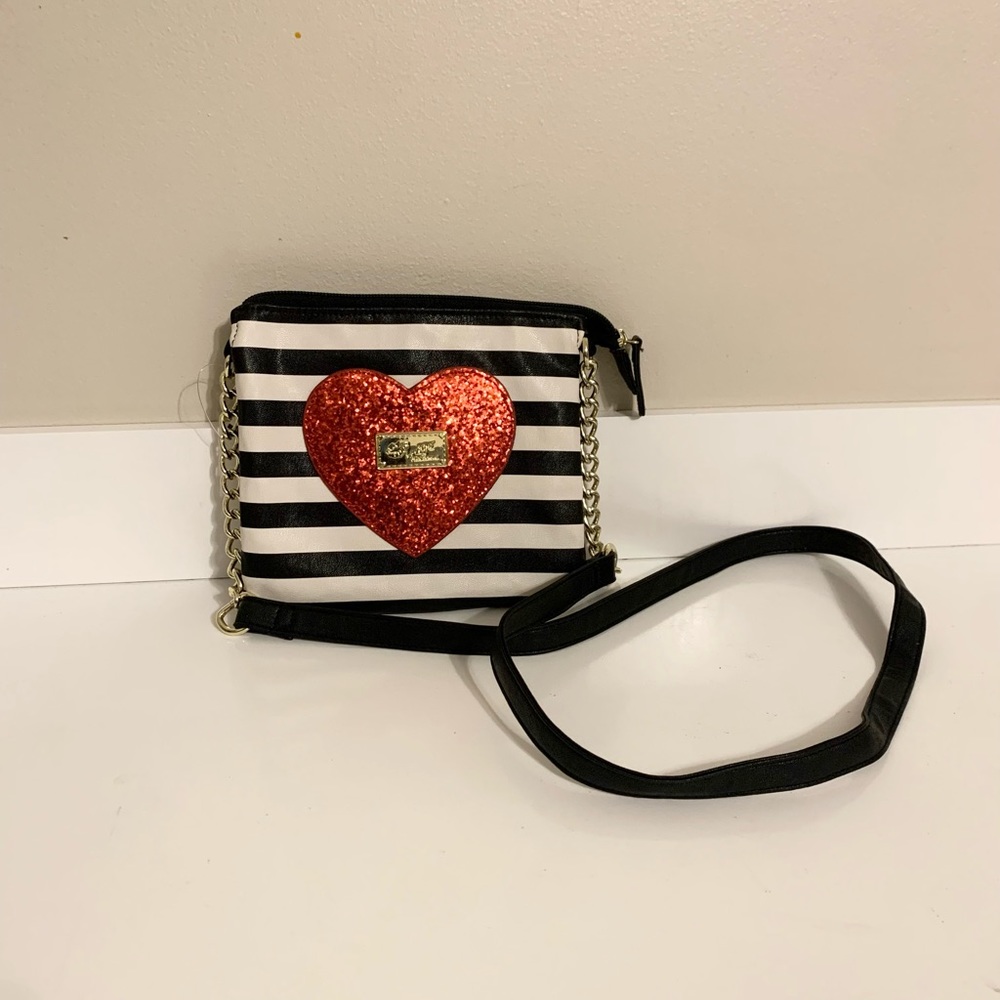 Betsey Johnson Striped Purse